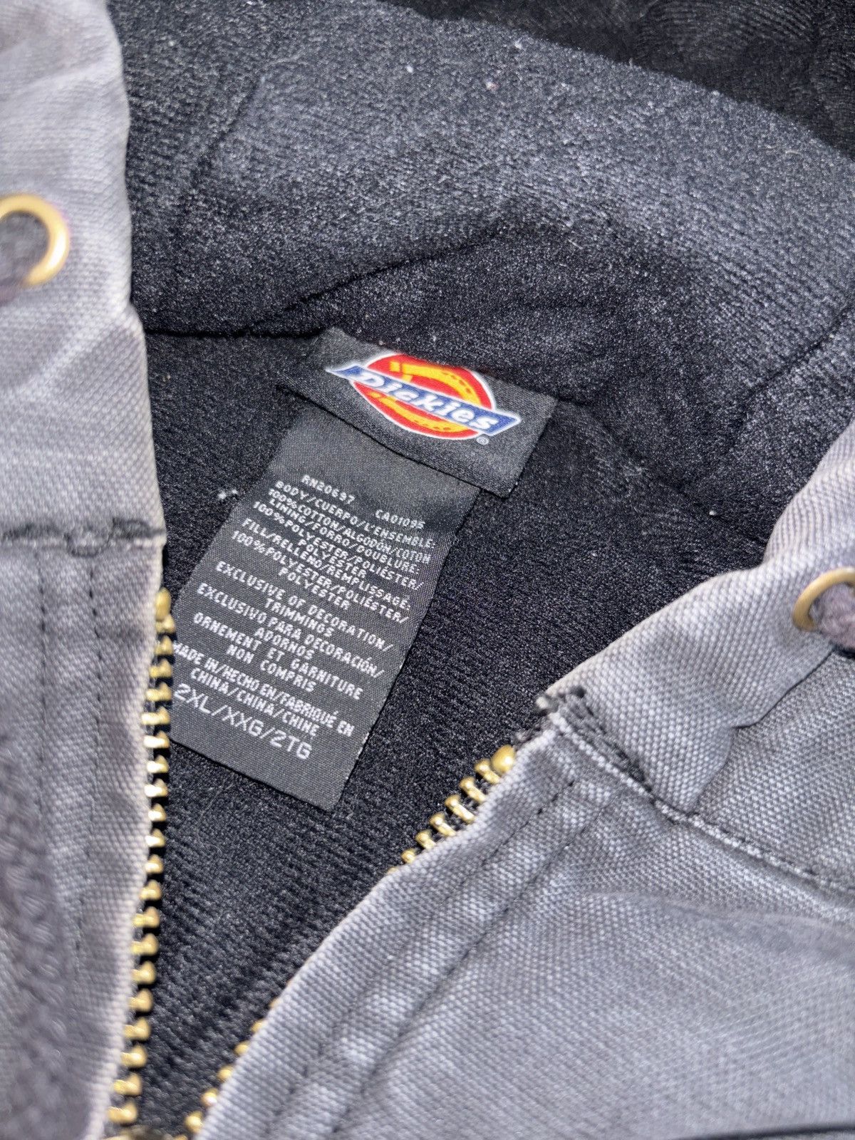 Dickies Black faded thrashed Dickies work jacket Size US XXL / EU 58 / 5 - 6 Thumbnail