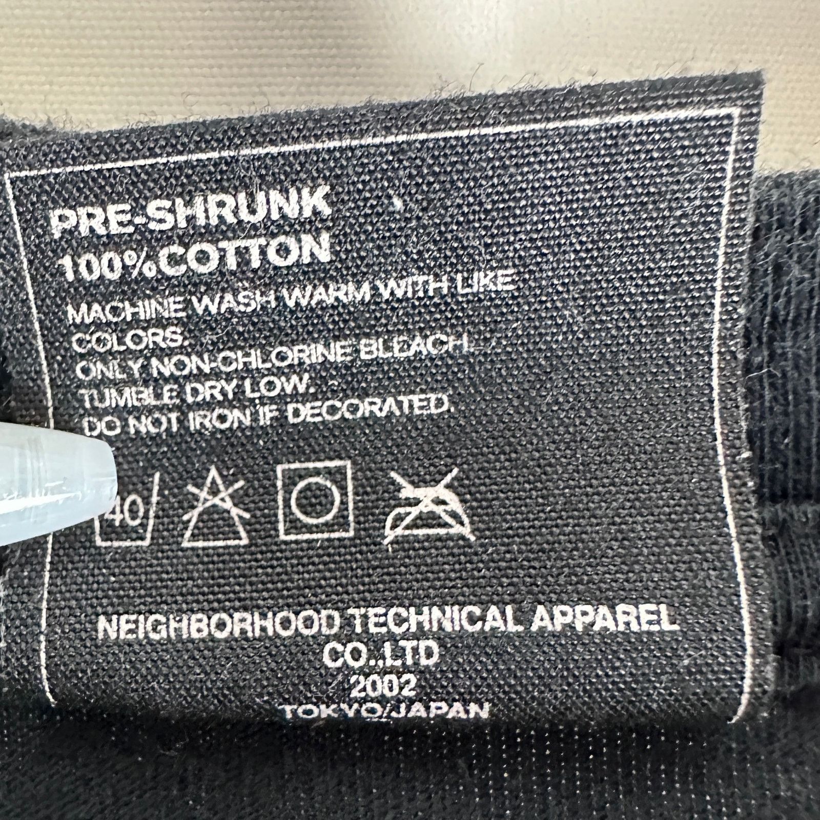 Neighborhood Archive 2002 Black Text Tee Size US S / EU 44-46 / 1 - 5 Thumbnail