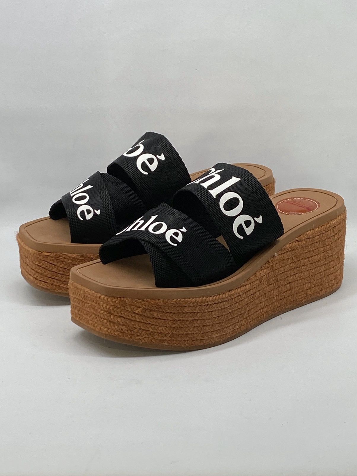Chloe Chloe Woody Espadrille Platform Wedge Mules size 39 Size US 9 / IT 39 - 5 Thumbnail