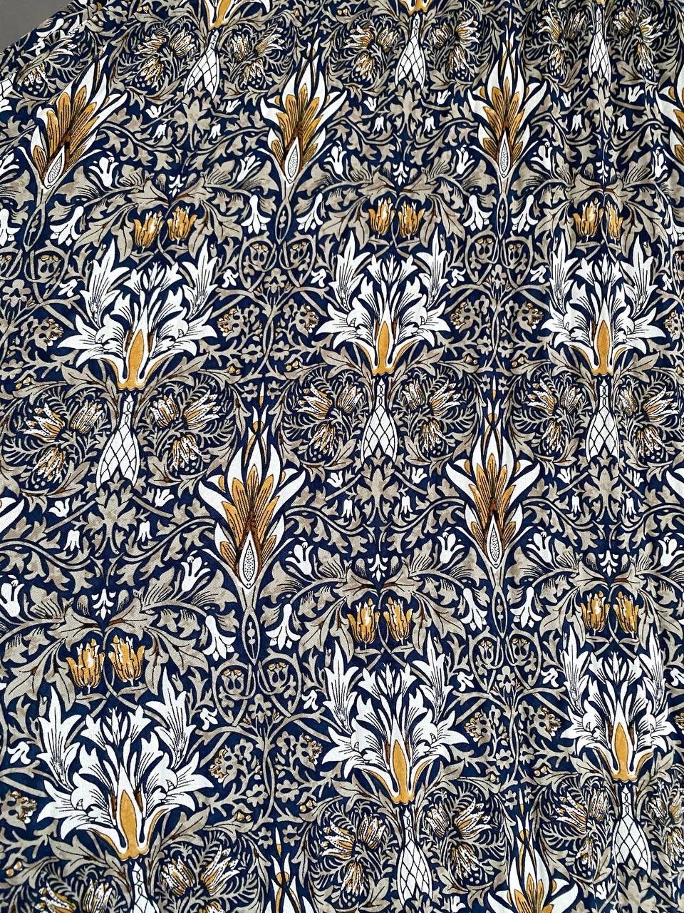 H&M H&M X William Morris & Co Floral Pattern Pleated Skirt, M Size 32" / US 10 / IT 46 - 7 Thumbnail