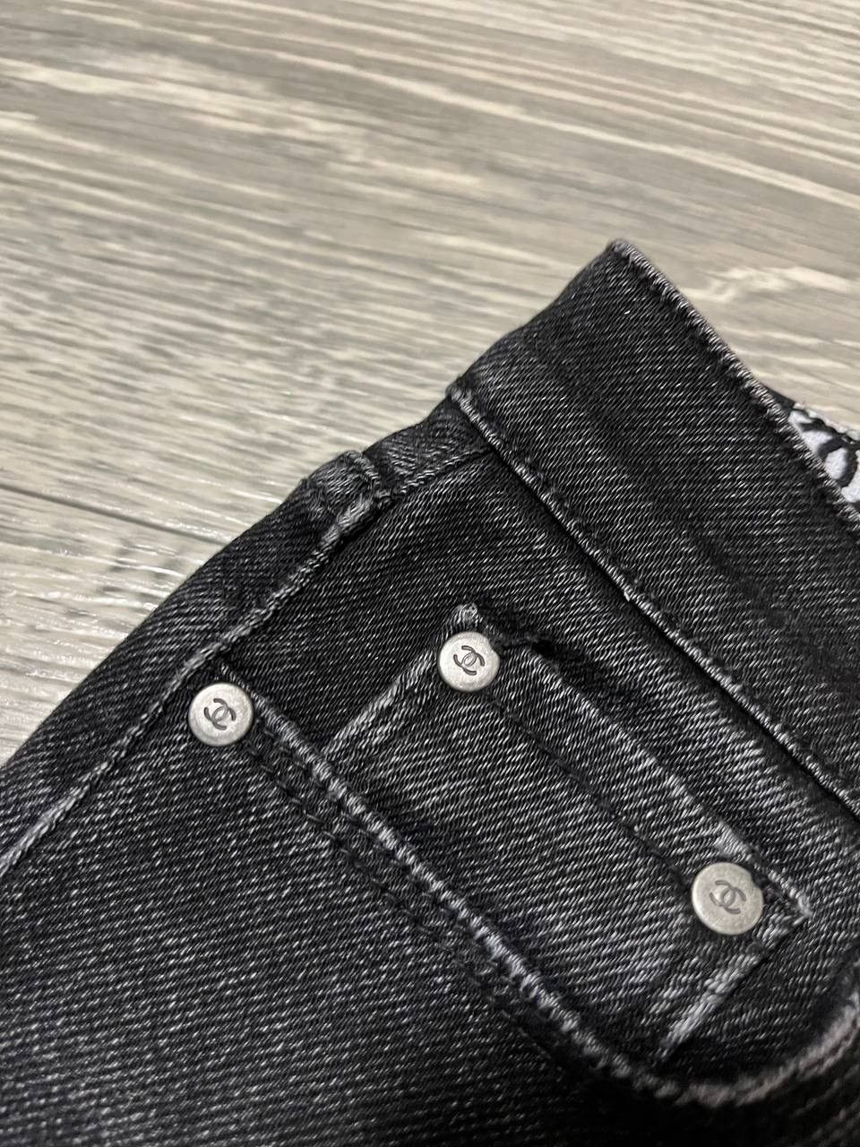 Chanel Chanel Jeans Mini Metal Logo Denim Distressed Slim Size 30" / US 8 / IT 44 - 11 Thumbnail