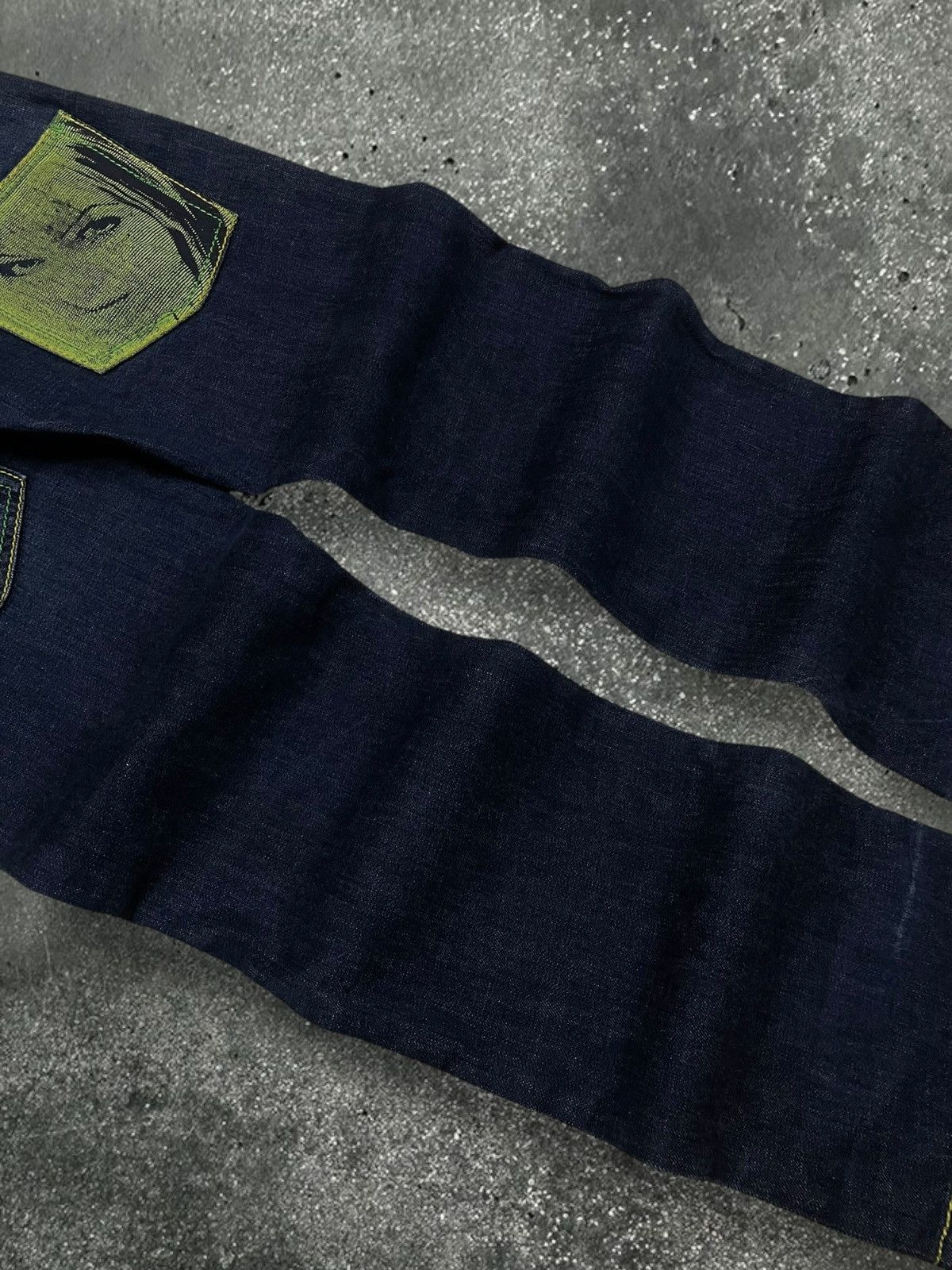 Hysteric Glamour Vintage 1990s Rare Japan Etbx Intermediate Cyberpunk Denim Size US 34 / EU 50 - 4 Thumbnail