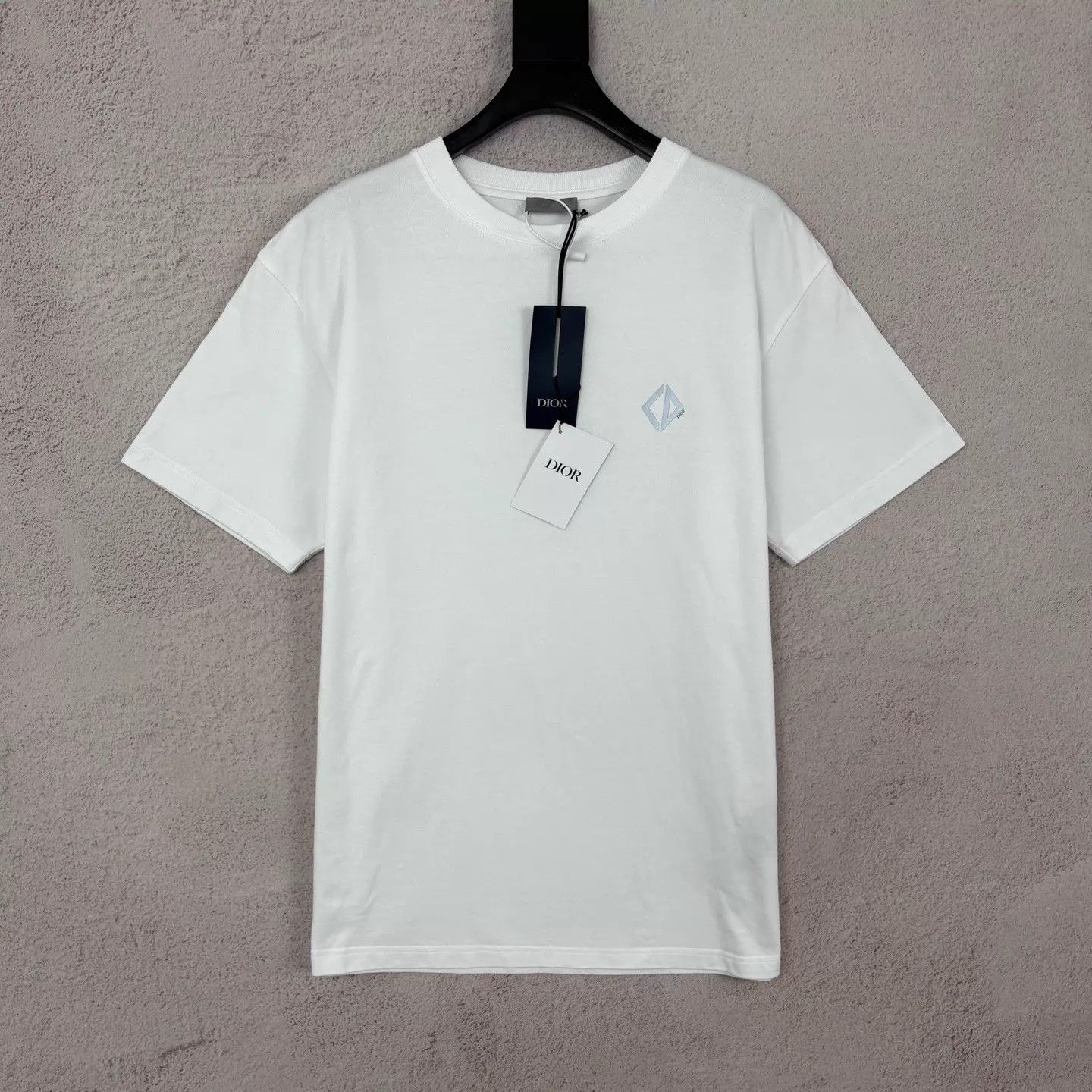 Dior DIOR CD Logo 3M Reflective Crewneck Short Sleeve Tee White L Size US L / EU 52-54 / 3 - 1 Thumbnail