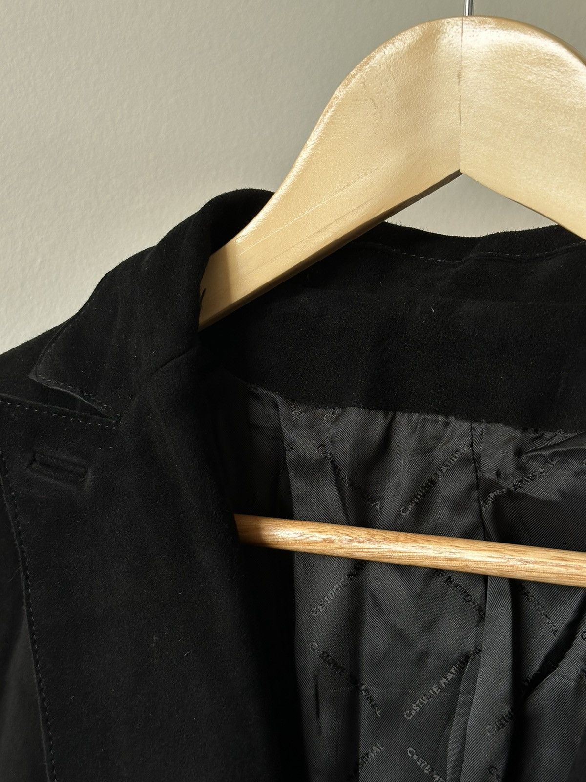 Costume National Costume National Men’s Suede Sport Jacket Blazer CNC Black Size US S / EU 44-46 / 1 - 5 Thumbnail
