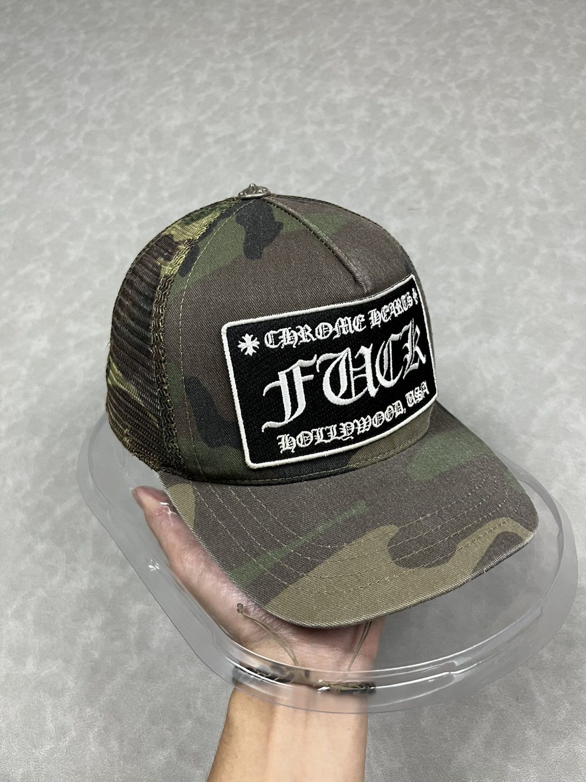 Chrome Hearts Chrome Hearts “FUCK” camo hat Size ONE SIZE - 8 Thumbnail