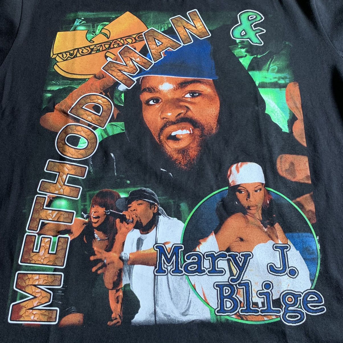 Vintage 💥VERY RARE💥 BOOTLEG RAPTEES METHOD MAN & MARY J BLIGE 