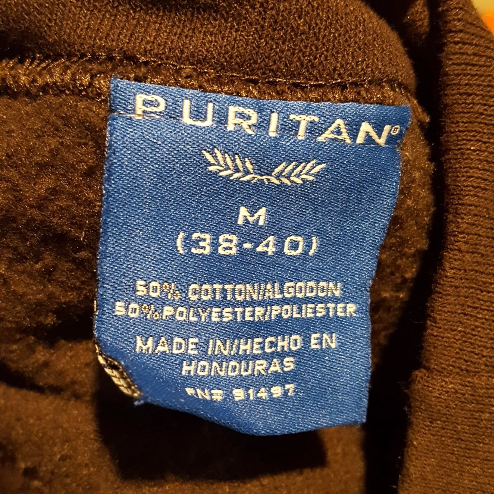 Hunter VINTAGE Puritan Deer Hunter Sweatshirt Pullover Crewneck M Brown cotton blend fleece Men Vintage 90s Outdoor Sports USA University Hunting Size US M / EU 48-50 / 2 - 5 Thumbnail
