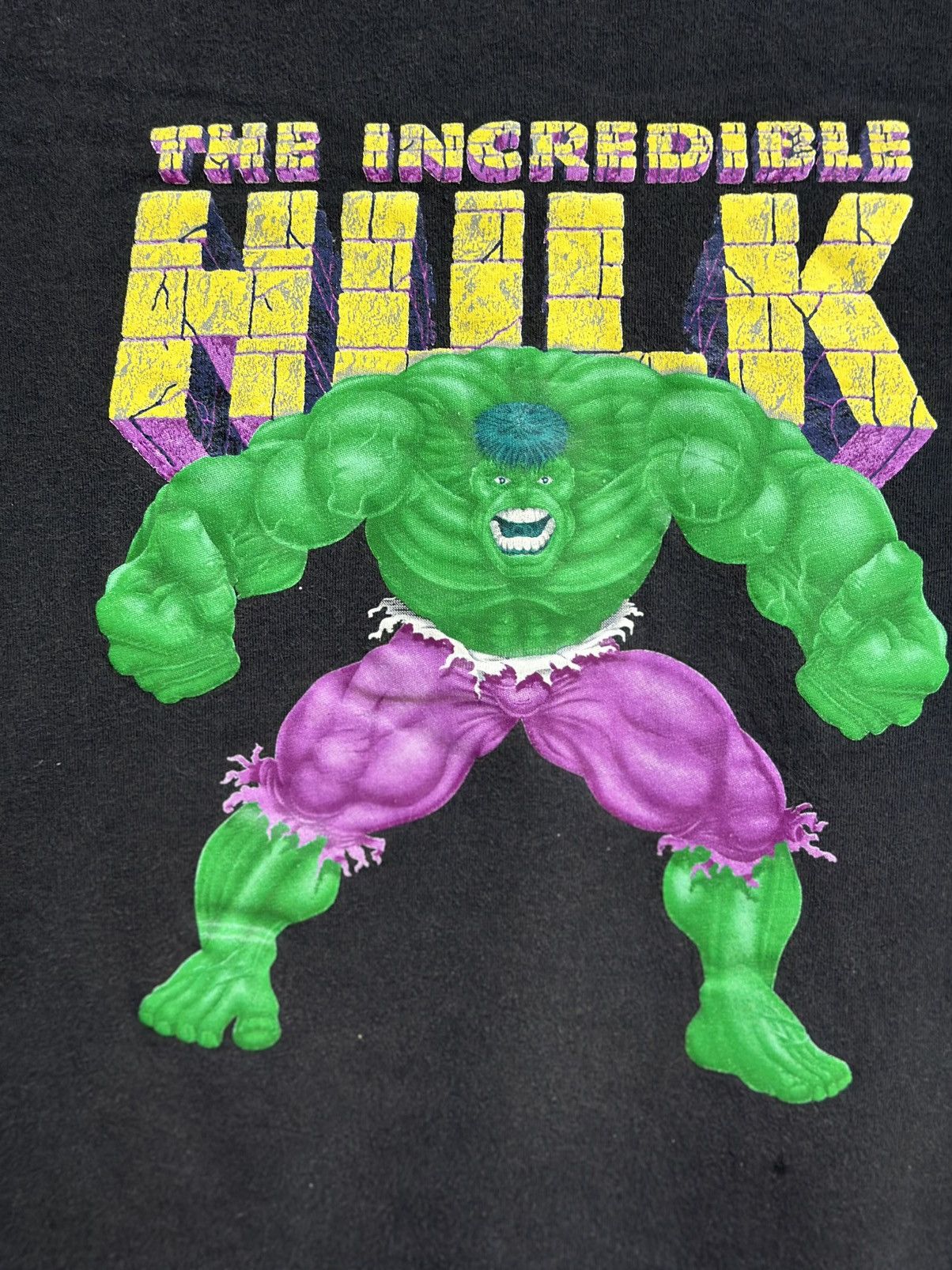 Marvel Comics Vintage The Incredible Hulk Faded Tee Size US L / EU 52-54 / 3 - 2 Thumbnail