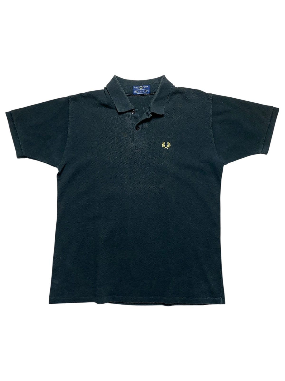 Fred Perry Vintage Fred Perry polo 80s navy distressed Size US XL / EU 56 / 4 - 1 Thumbnail