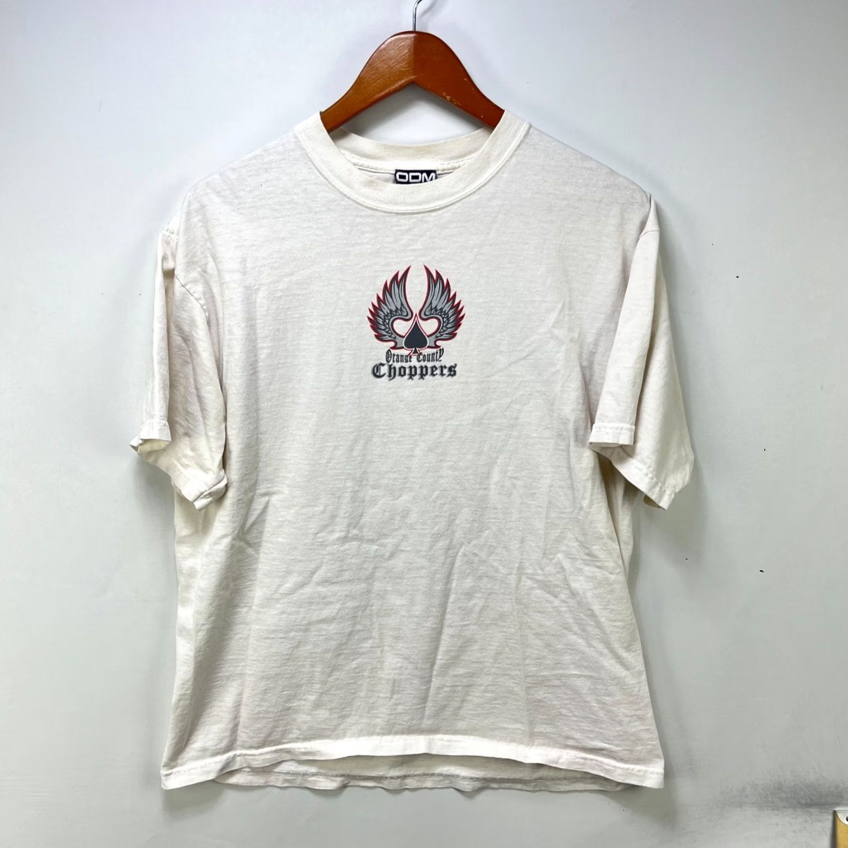 Vintage VINTAGE Nike Air T-Shirt L Men White 90s Logo Wings Orange County Choppers Style Shirt Size US L / EU 52-54 / 3 - 2 Thumbnail