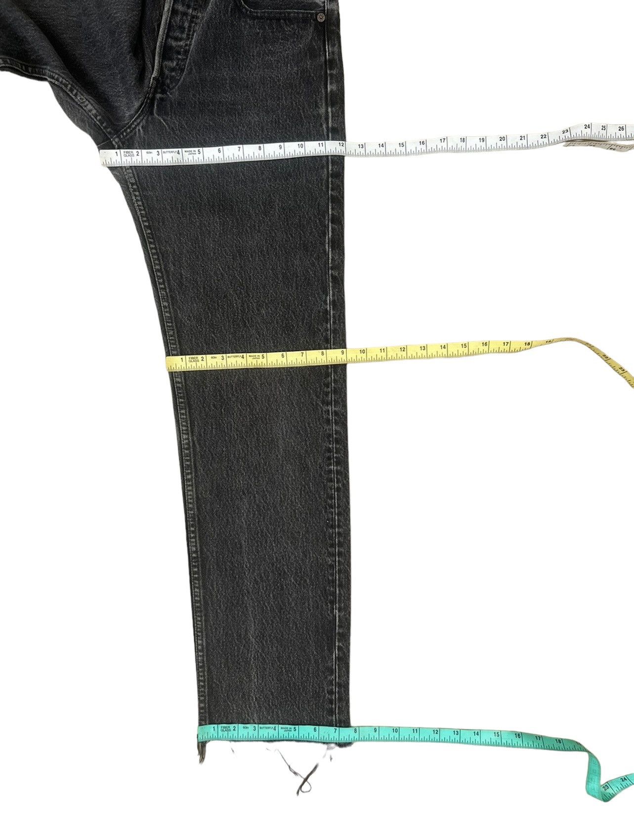 Levi's Vintage 1995 Levi’s 501 Faded Black Denim Jeans Size US 30 / EU 46 - 4 Thumbnail