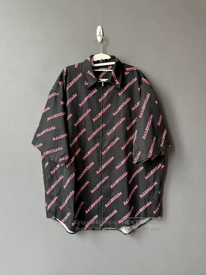 Balenciaga Balenciaga Barrage Zip Short Sleeve Shirt Size US XXS / EU 40 - 1 Thumbnail