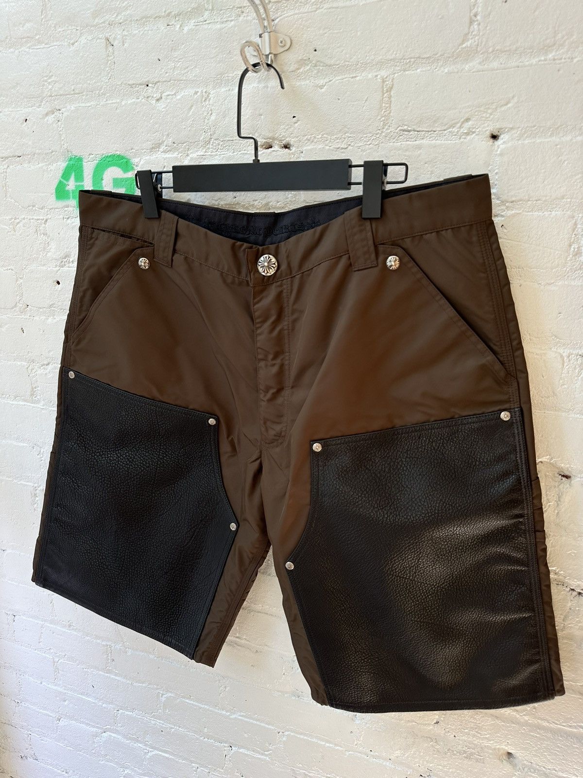 Chrome Hearts CHROME HEARTS NYLON LEATHER DOUBLE KNEE Size US 38 / EU 54 - 4 Thumbnail