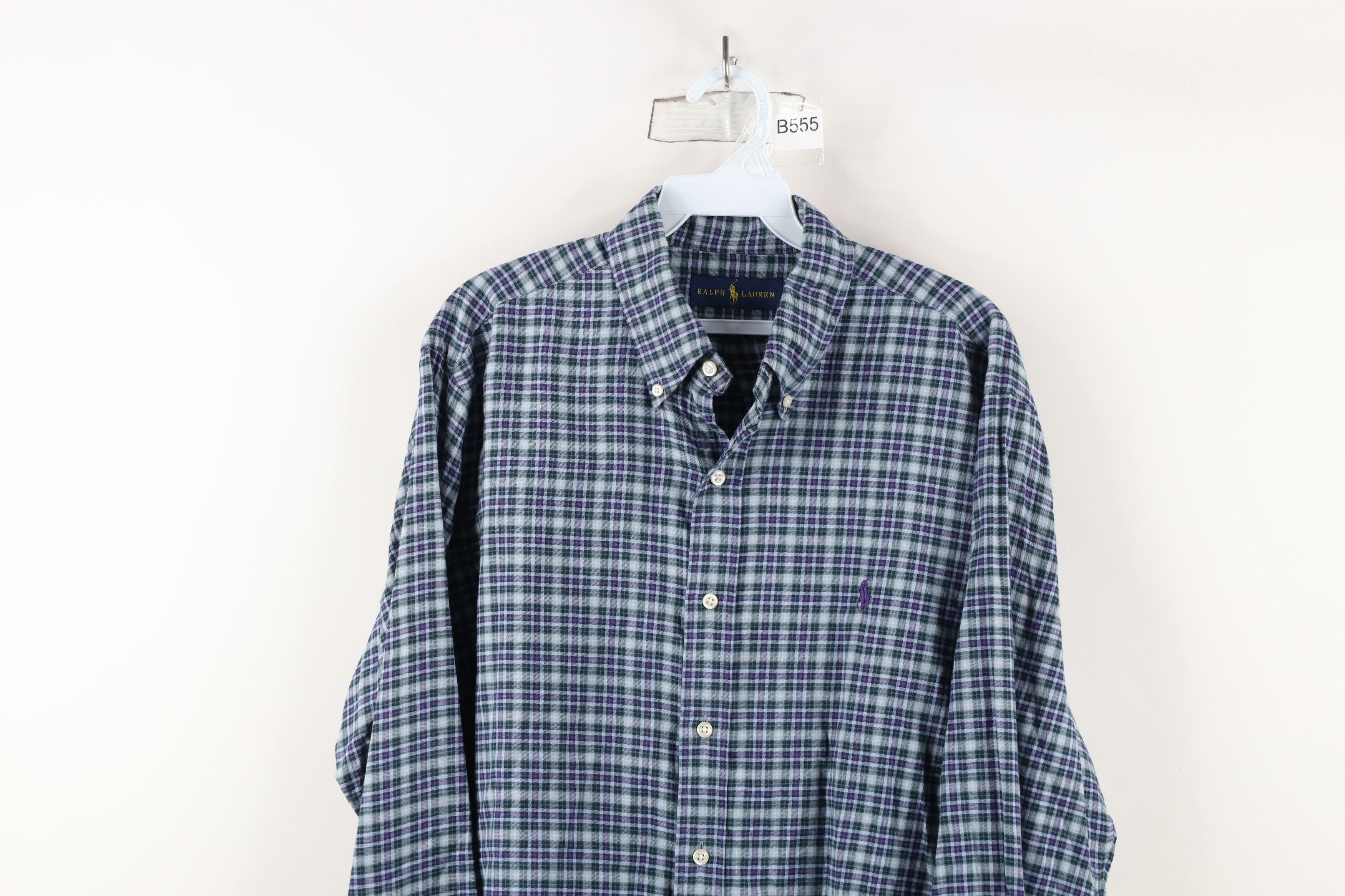 Ralph Lauren × Vintage Vintage Ralph Lauren Lightweight Collared Button Down Shirt Size US L / EU 52-54 / 3 - 2 Thumbnail