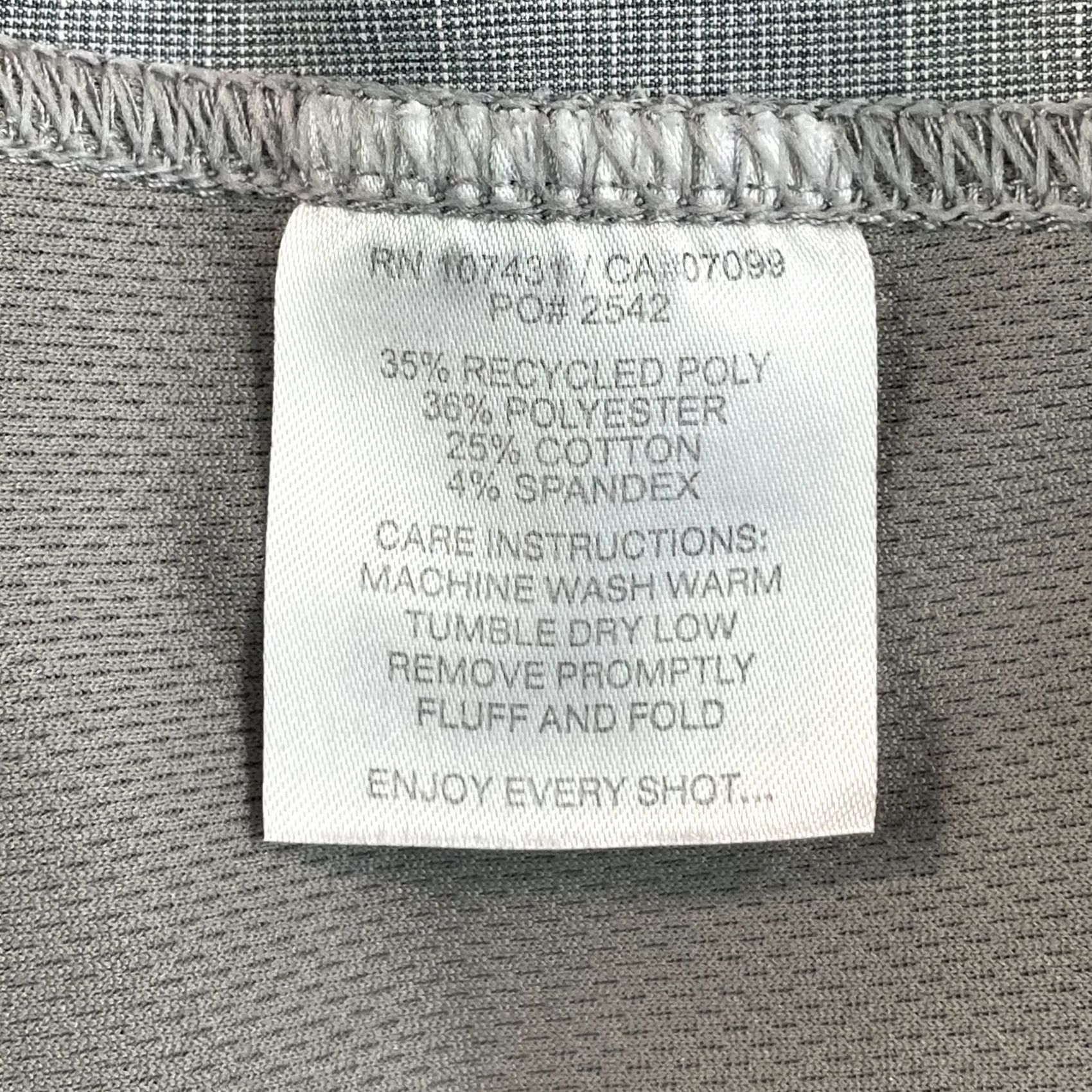 Vintage Linksoul Boardwalker Golf Shorts 35 Grey Performance Stretch Utility Pocket Mens Regular Waist 35 Gray Solid Chino Shorts Size US 35 - 7 Thumbnail