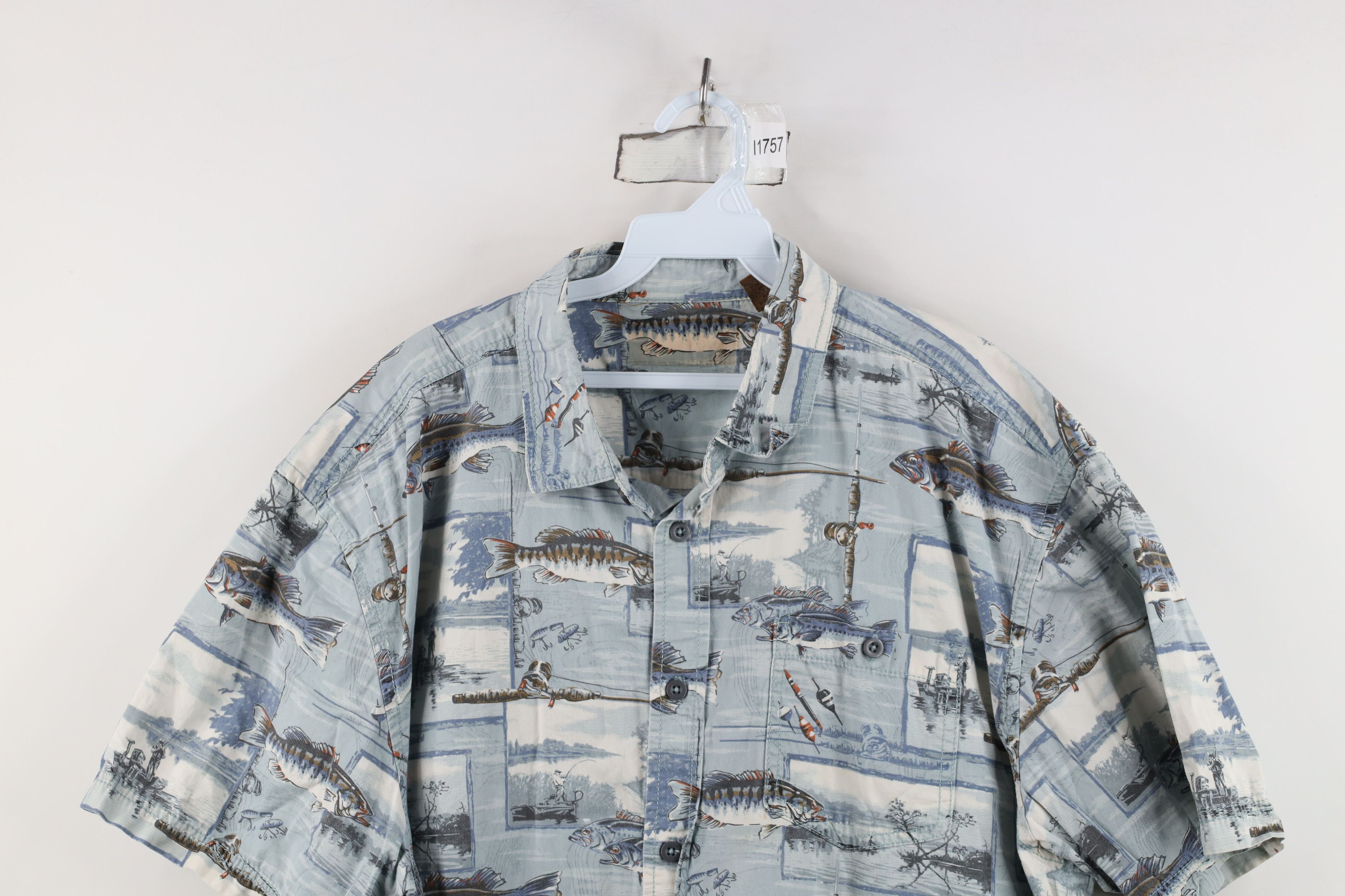 Vintage Vintage 90s Y2K Streetwear All Over Print Button Shirt Size US XL / EU 56 / 4 - 2 Thumbnail