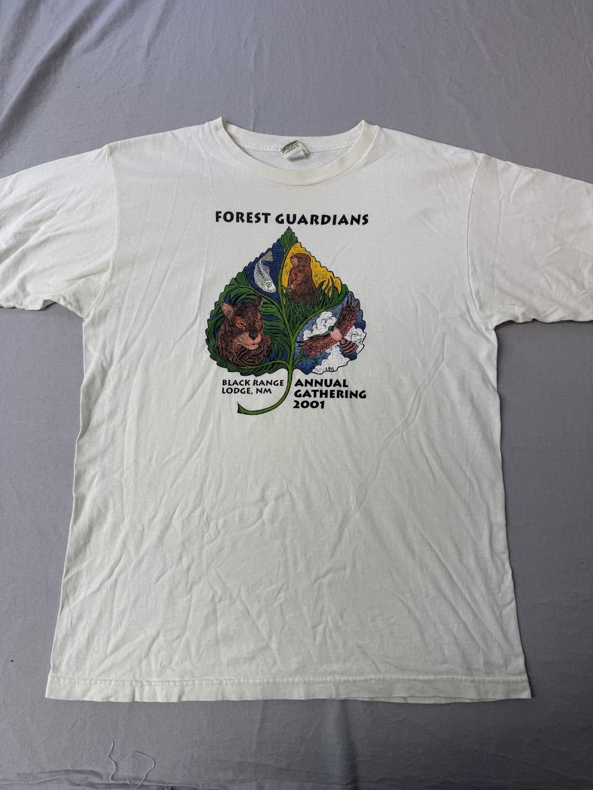 Designer VTG Forest Guardians T-shirt Annual Gathering 2001 Tee -M Size US XL / EU 56 / 4 - 1 Thumbnail