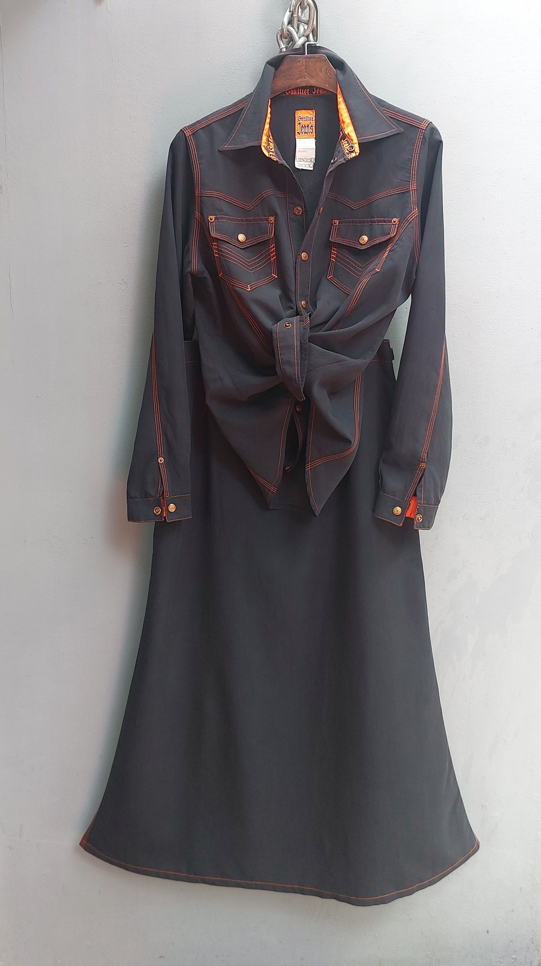 Jean Paul Gaultier Jean Paul Gaultier Western-Inspired Shirt and Skirt Size M / US 6-8 / IT 42-44 - 1 Thumbnail
