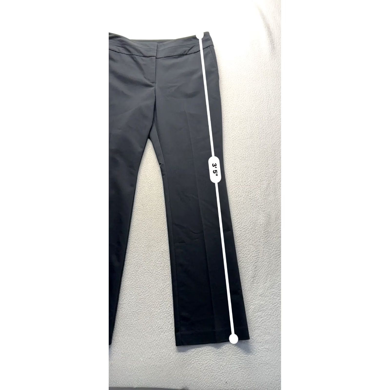 Ann Taylor VINTAGE? No. Ann Taylor Black Signature Trousers Size 6 Cotton Blend Wide Leg 230B Size 28" / US 6 / IT 42 - 5 Thumbnail