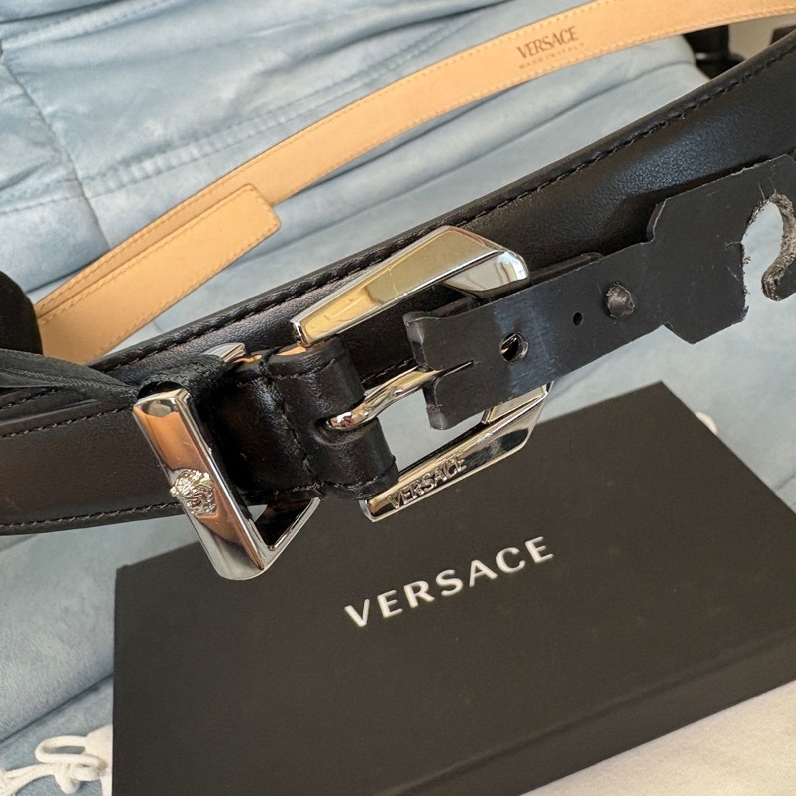 Versace Versace Black womens belt 75cm Size ONE SIZE - 7 Thumbnail