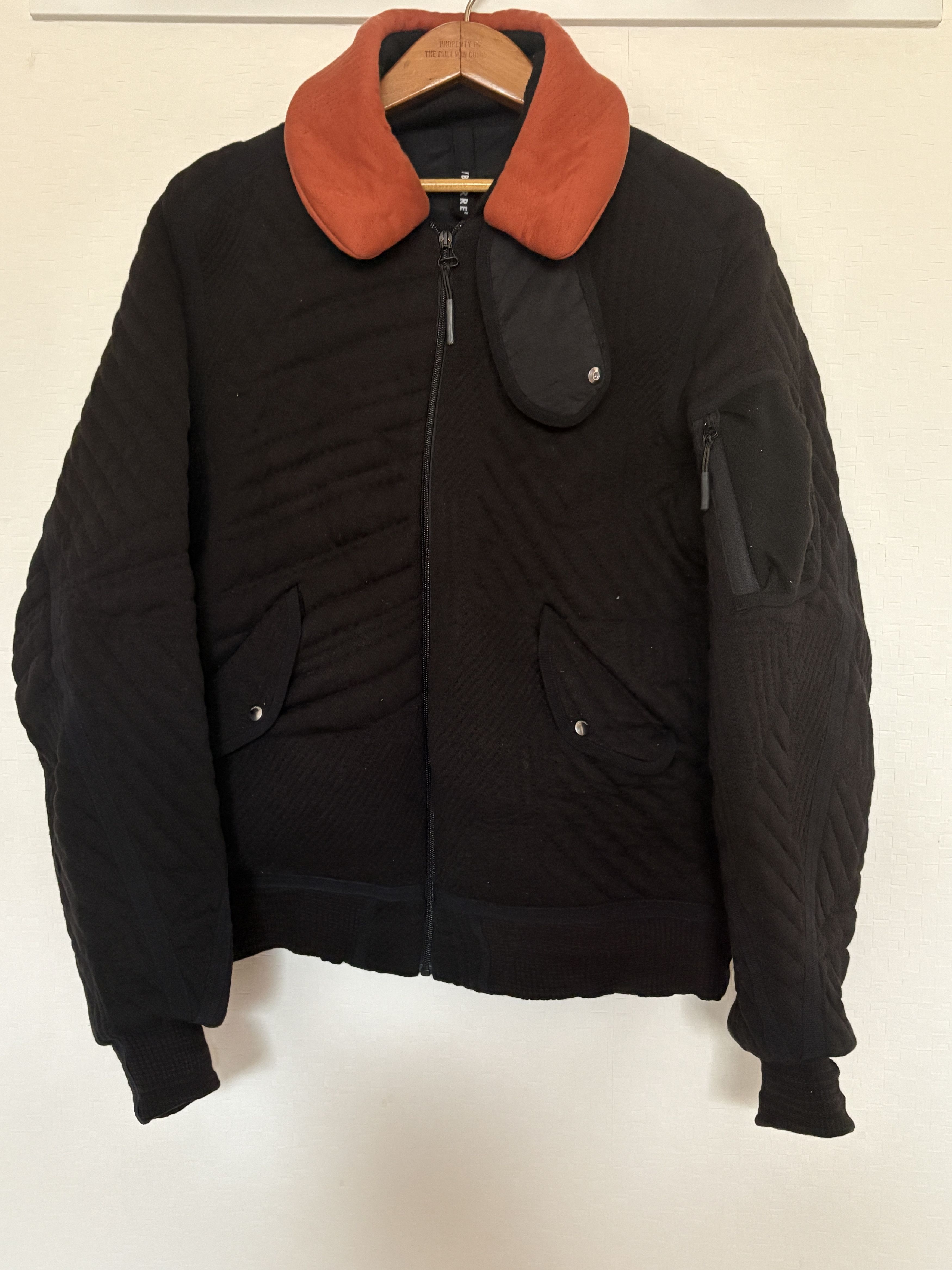 Byborre 3D knit bomber jacket tar black Size US L / EU 52-54 / 3 - 1 Thumbnail