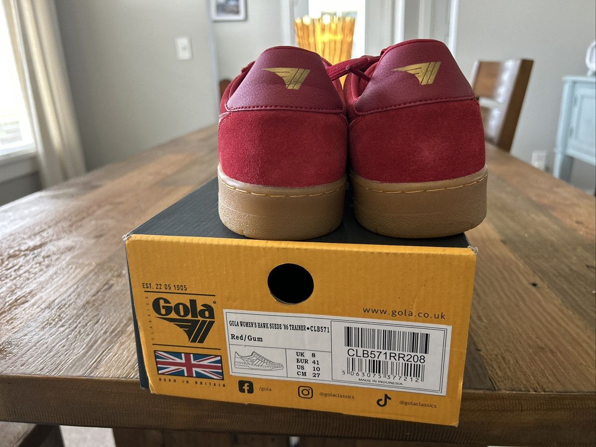 Gola Gola Hawk 86 Womens Trainers in Red - Size 10 Size US 10 / IT 40 - 4 Thumbnail