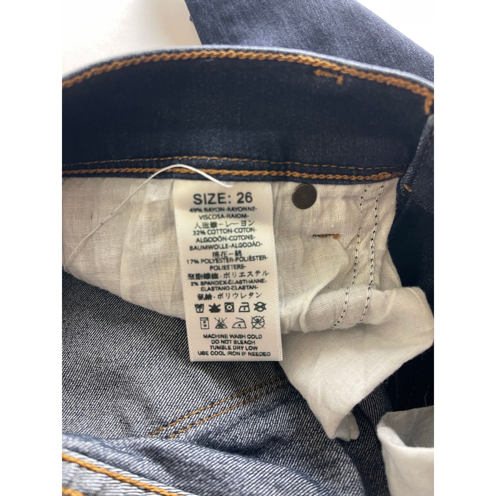 Free People Free People Blue Denim Skinny Jeans - Size 26 Size 26" / US 2 / IT 38 - 8 Thumbnail
