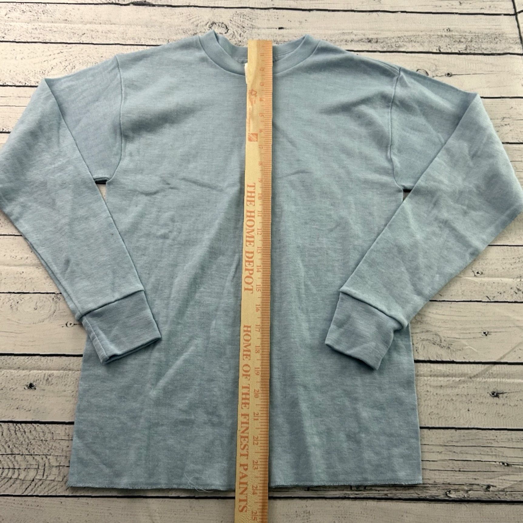 Vintage Vintage Skitique Long Sleeve Wool Blend Baselayer Top Women's L Blue Shirt Women Winter 90s Mens? Size L / US 10 / IT 46 - 3 Thumbnail