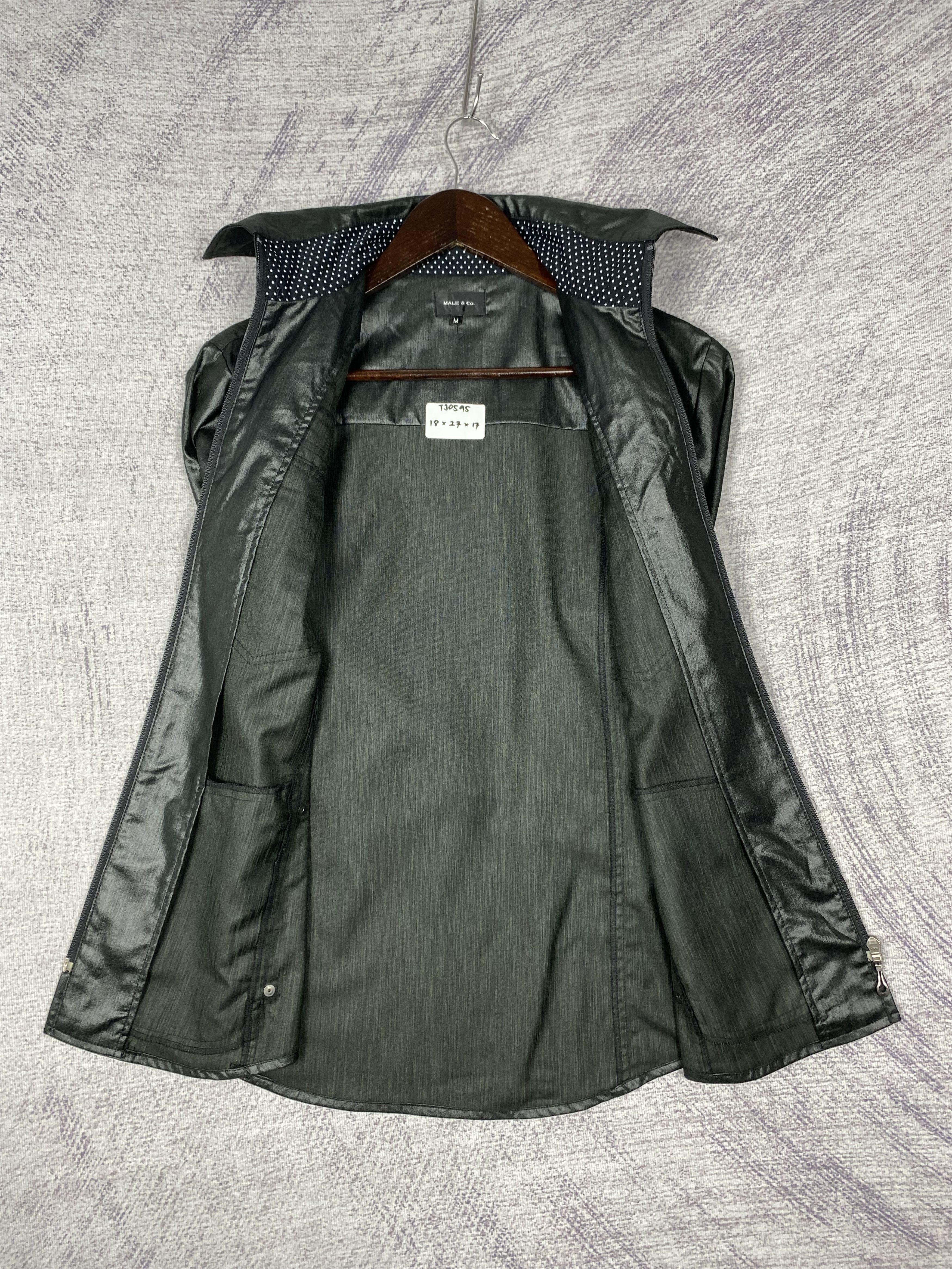 Japanese Brand Vintage Male & Co. Japanese Brand Faux Leather Long Jacket Size US M / EU 48-50 / 2 - 7 Thumbnail