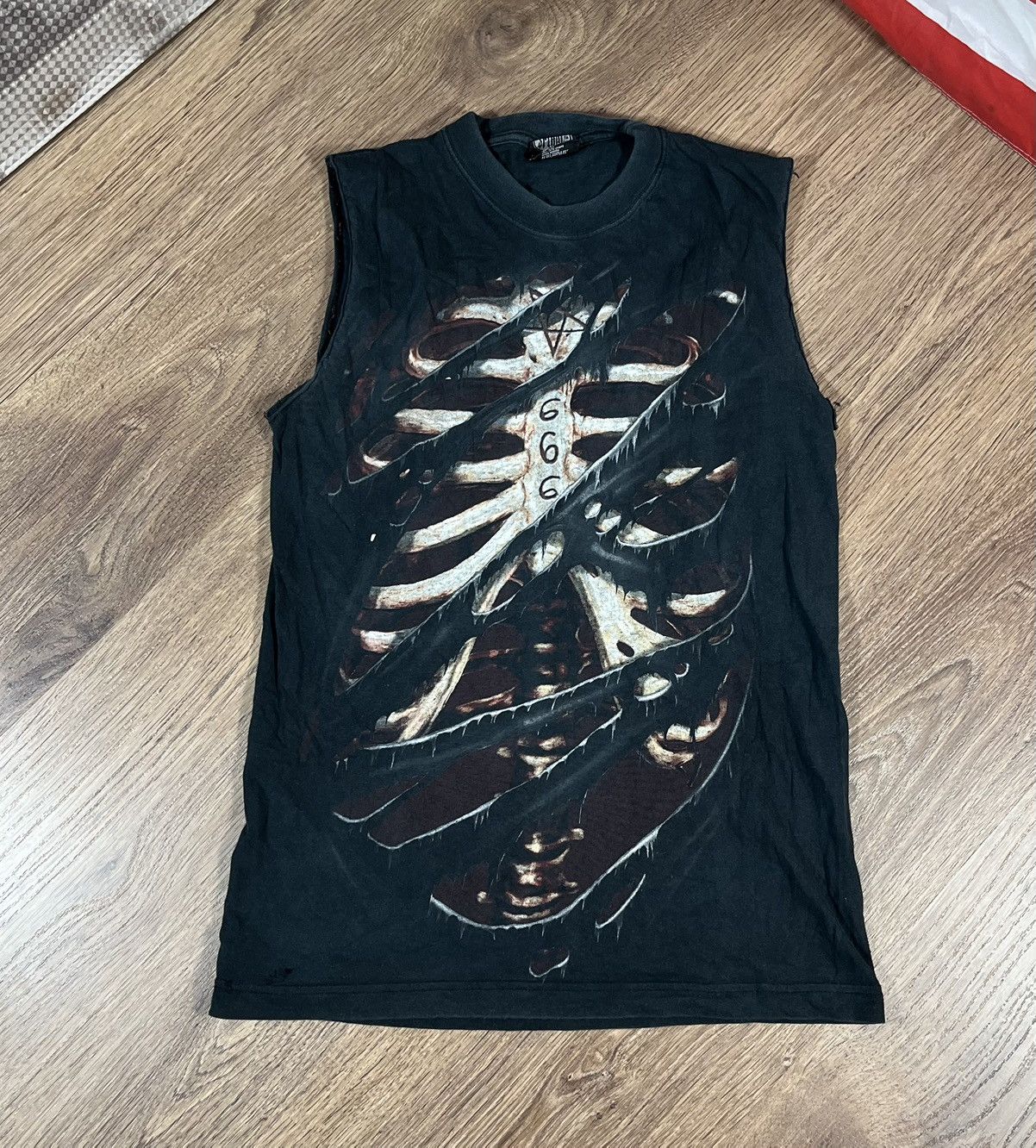 Band Tees Vintage Skulls 666 Crazy Spiral T Shirt Size US M / EU 48-50 / 2 - 1 Thumbnail
