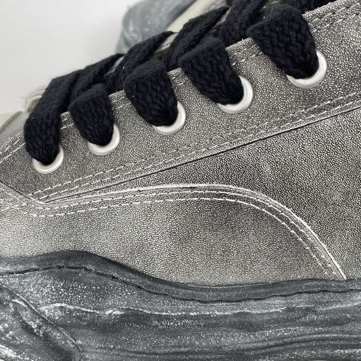 Maison MIHARA YASUHIRO Black Vintage Leather ‘Peterson’ Sneakers Size US 9 / EU 42 - 7 Thumbnail