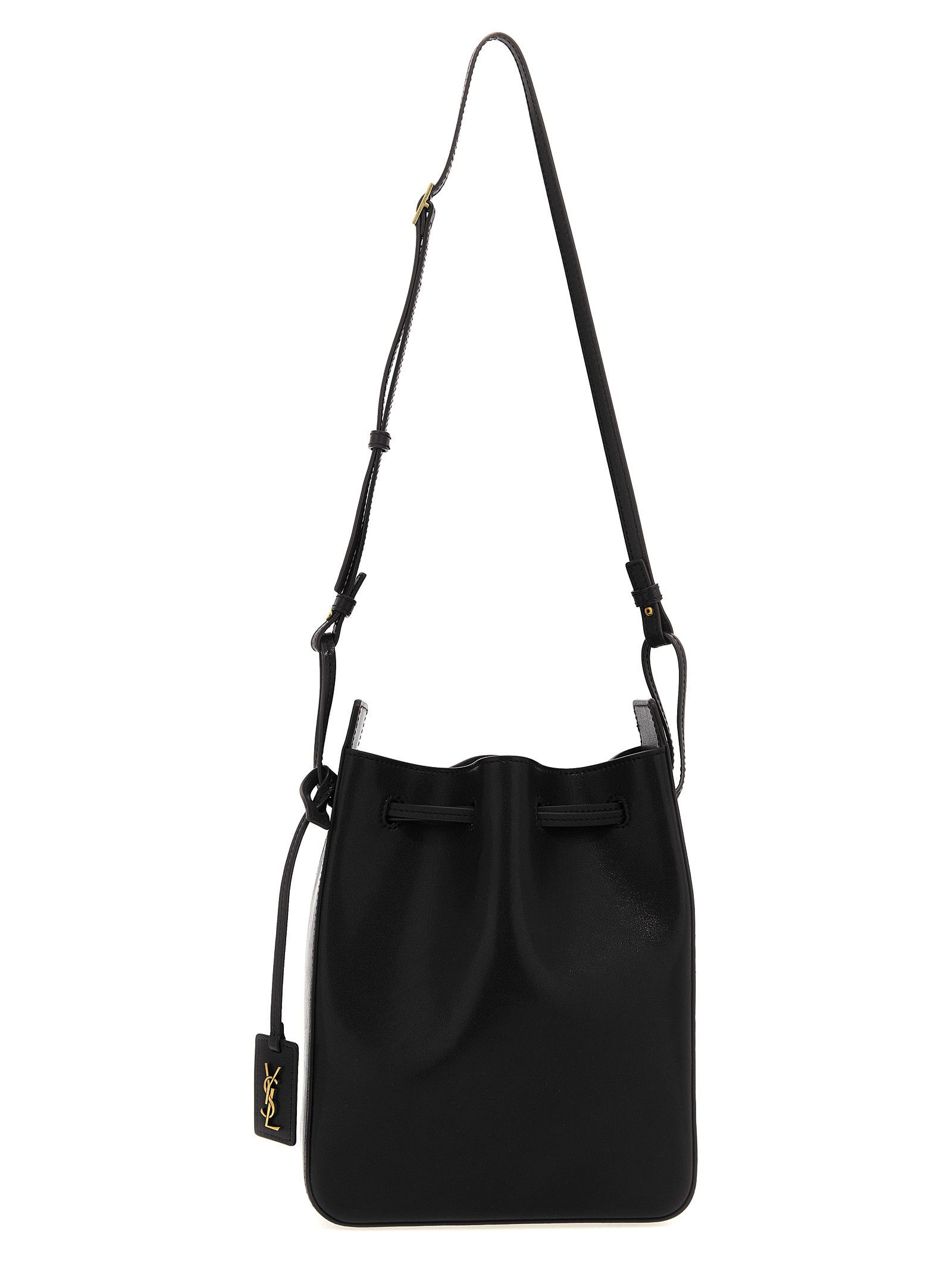 Saint Laurent Paris Leather Bucket Bag, Women's