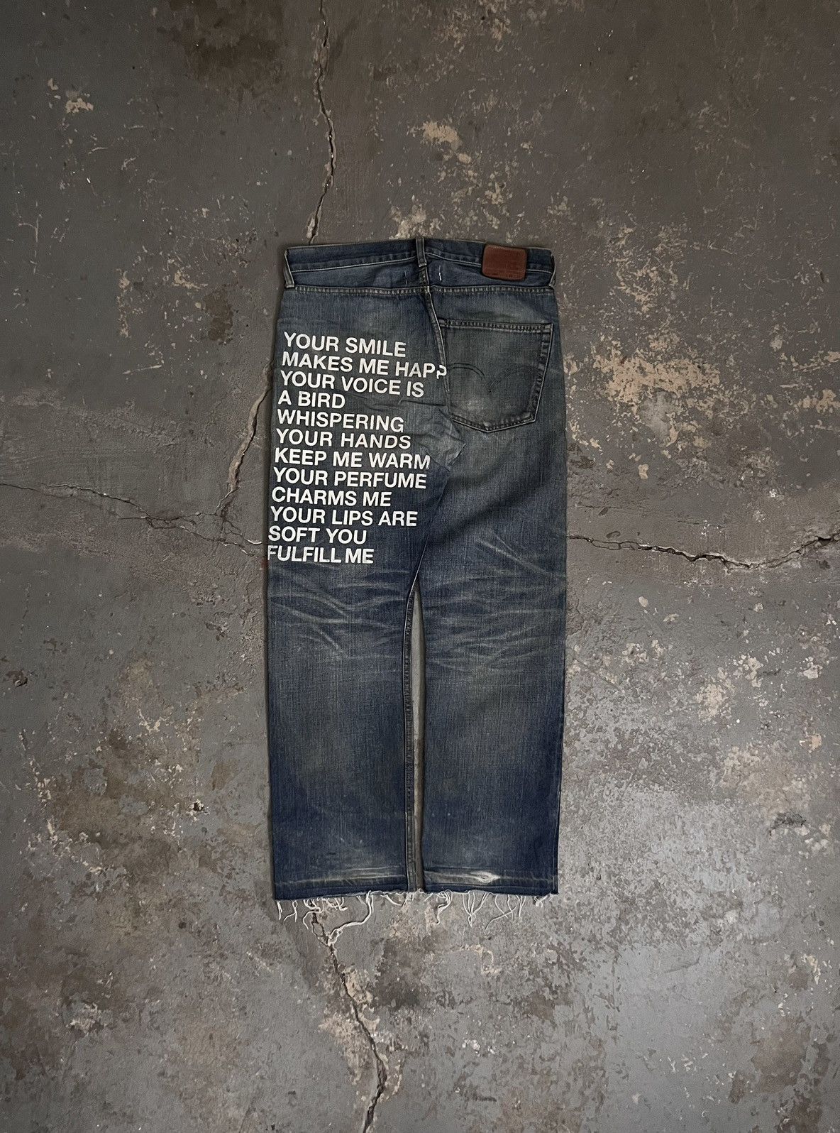 image of 10 Corso Como x Junya Watanabe Ss10 Poem Levis X Corso Como X Comme Des Garcons X Junya in Blue (Si