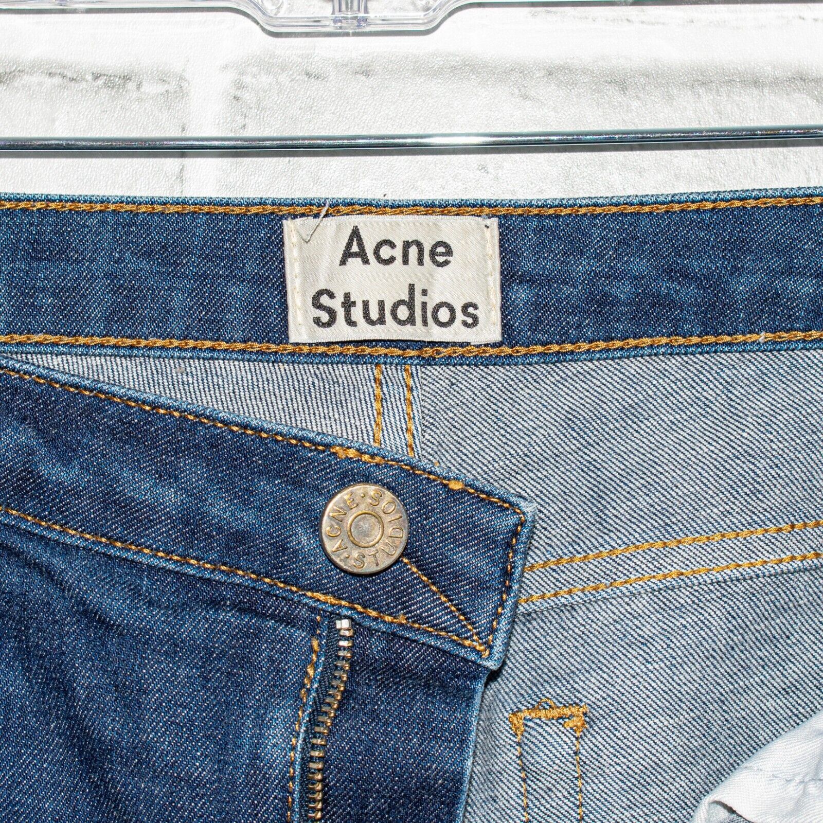 Acne Studios Acne Studios Women's Flex Raw Reform Denim Jeans Blue Size 28" / US 6 / IT 42 - 2 Thumbnail