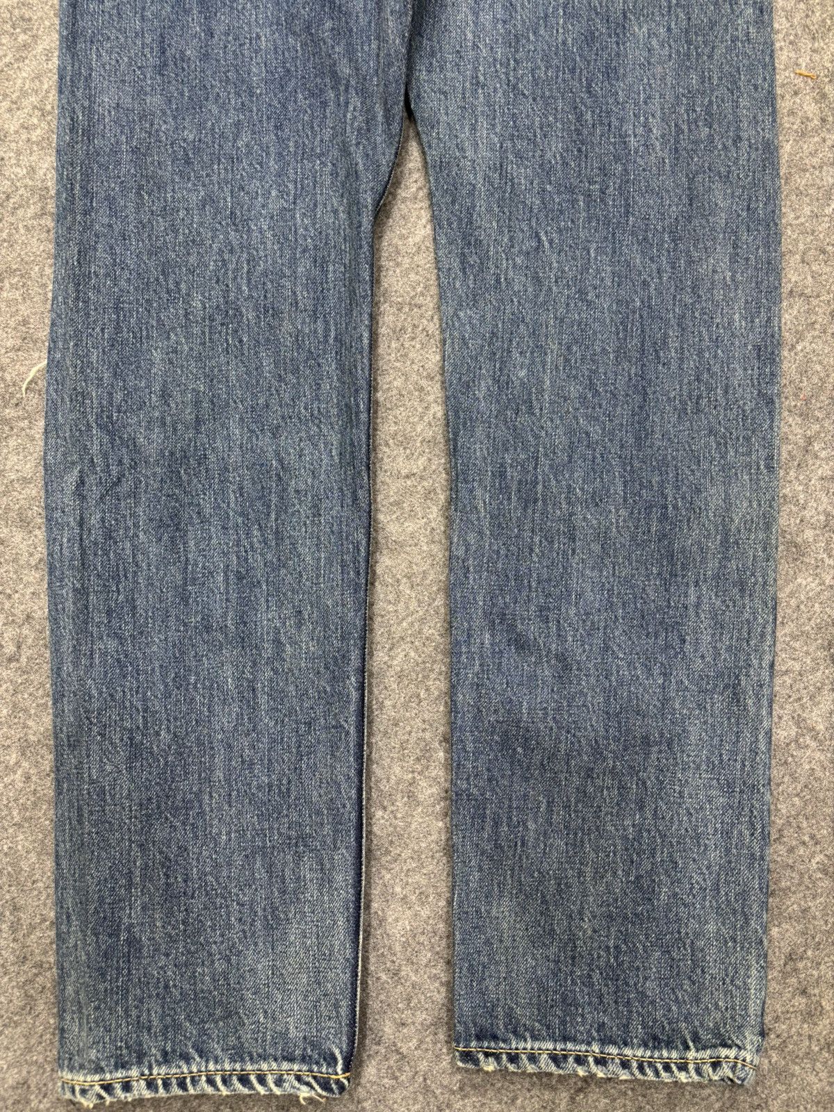 Japanese Brand 💥Insane💥GOA Japan Rare Sick Distressed Selvedge Denim F671 Size US 29 - 16 Thumbnail
