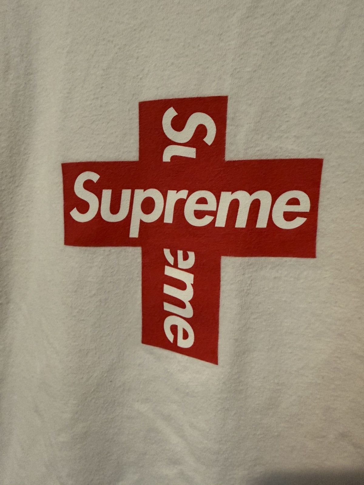 Supreme Supreme Cross Box Logo Tee Size US M / EU 48-50 / 2 - 2 Thumbnail