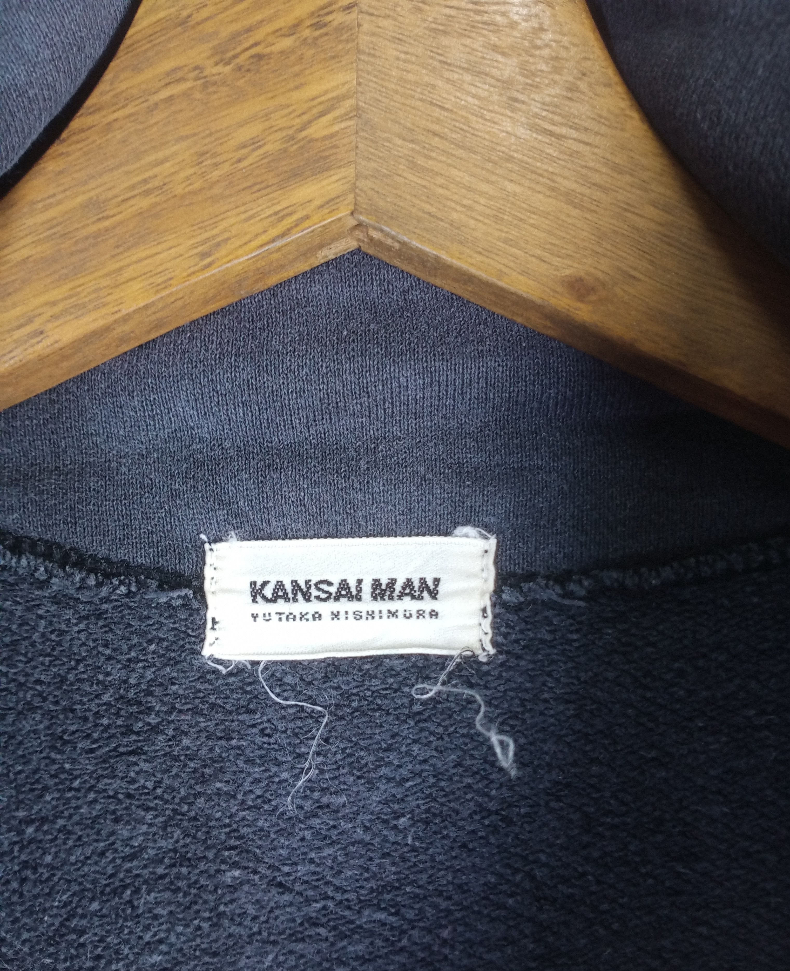 Yohji Yamamoto Vintage Kansai Man Kansai Yamamoto Half Zipper Sweatshirt Size US M / EU 48-50 / 2 - 7 Thumbnail