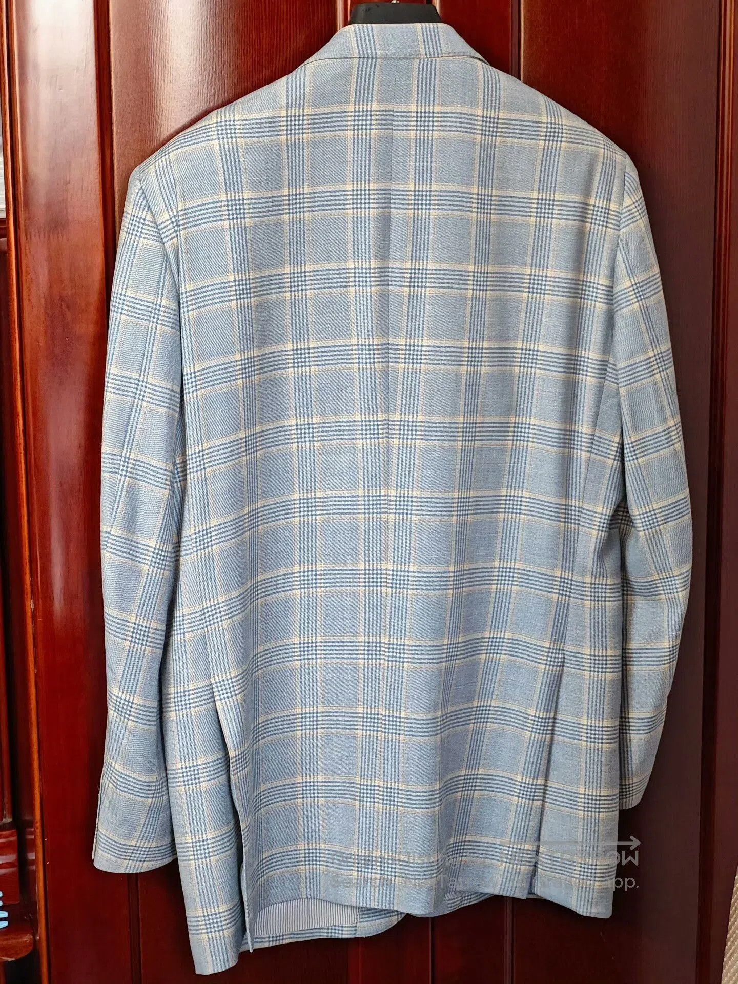Ermenegildo Zegna Custom Zegna Trofeo Plaid Suit Jacket. Size US XL / EU 56 / 4 - 5 Thumbnail