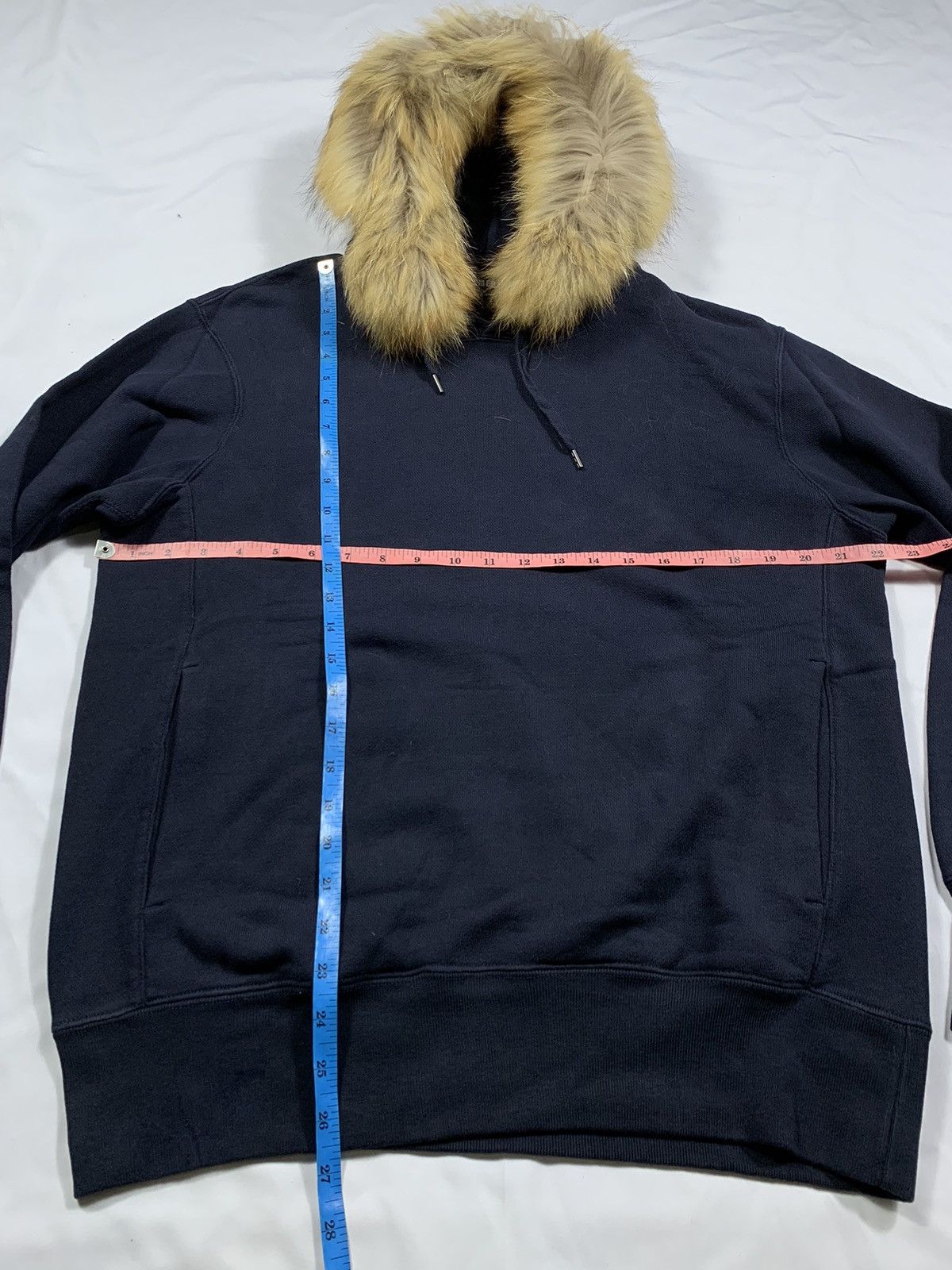 If Six Was Nine × Japanese Brand × Le Grande Bleu (L.G.B.) Black Fur Hoodie Japanese Uniqlo Size US L / EU 52-54 / 3 - 5 Thumbnail