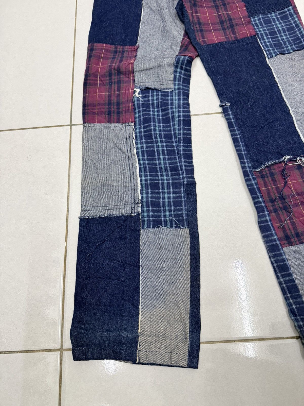 Japanese Brand Betty’s Blue Shinji Abe Patchworks Kapital Inspired Denim Size US 28 / EU 44 - 5 Thumbnail