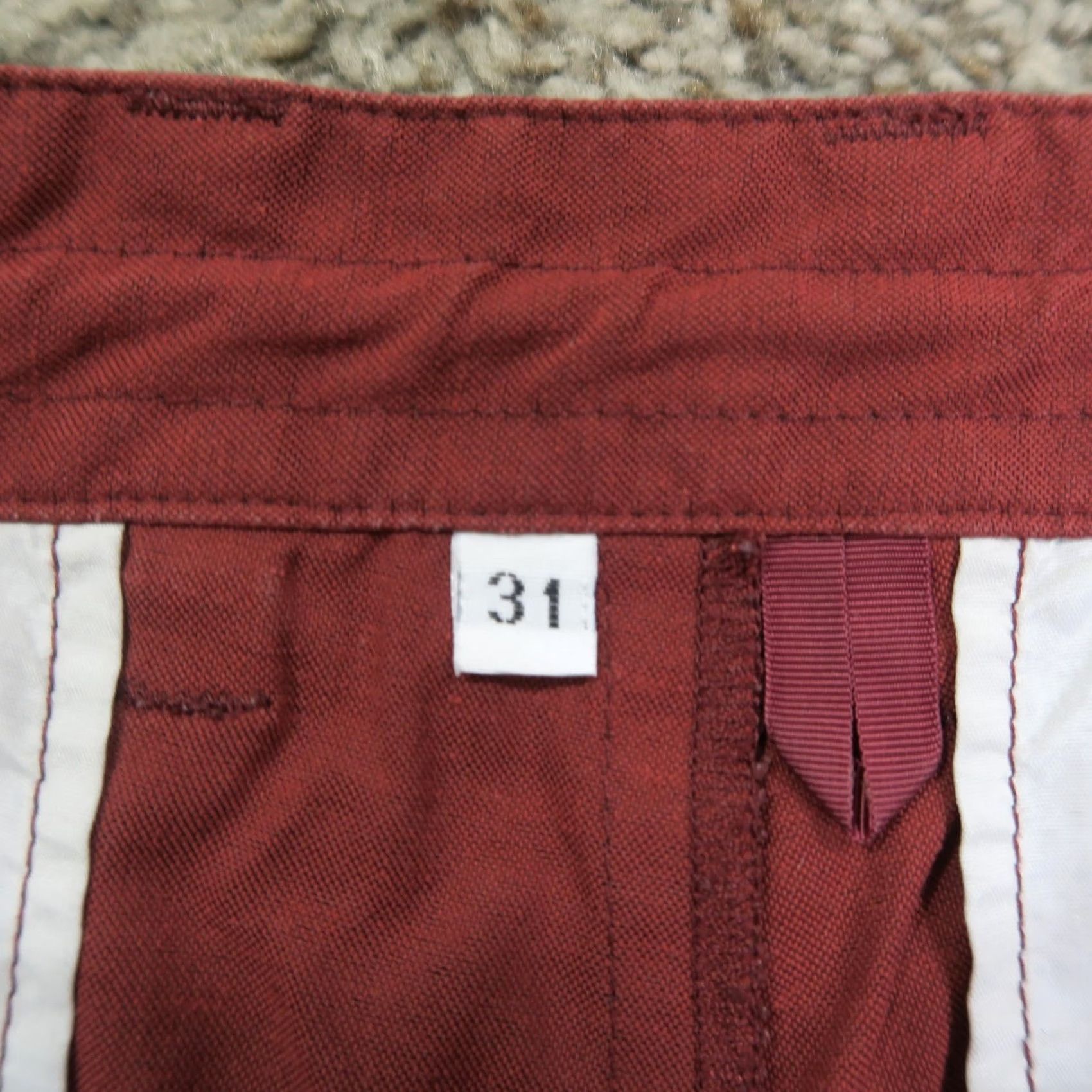 Outlier Shorts Mens 31 Red New Way Stretch Performance Chino Travel 8" Inseam, Men's — image 2 of 6