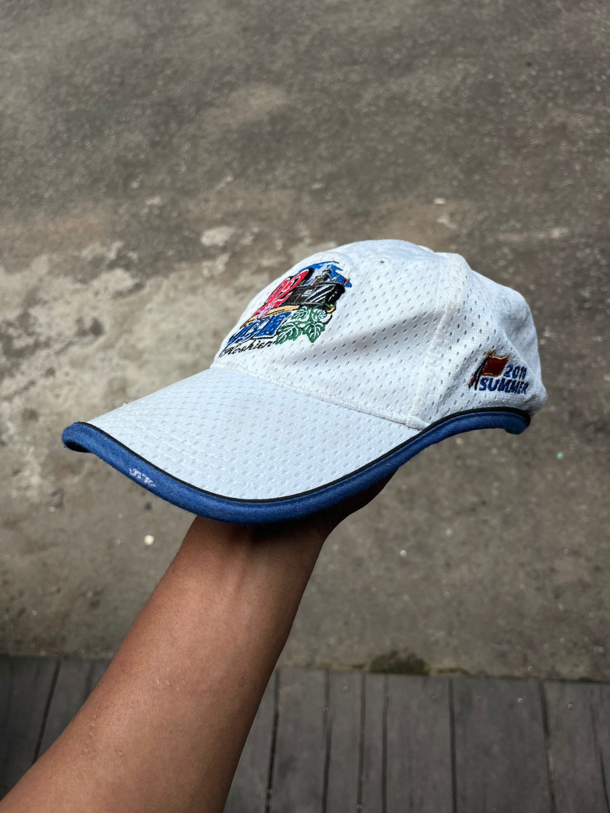 Japanese Brand VINTAGE 92nd Summer Koshien Championship Mesh Size ONE SIZE - 4 Thumbnail