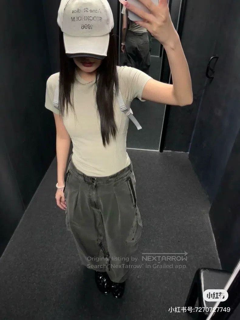 Acne Studios Acne Studios Logo-Embellished Vintage Distressed Baseball Size ONE SIZE - 7 Thumbnail