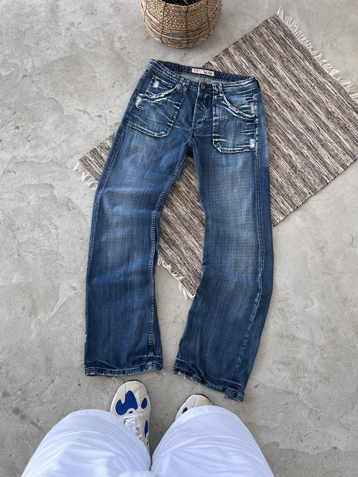 Pepe Jeans × Vintage Hype Vintage Pepe Jeans Blue Denim London Distressed Y2K Size US 32 / EU 48 - 2 Thumbnail