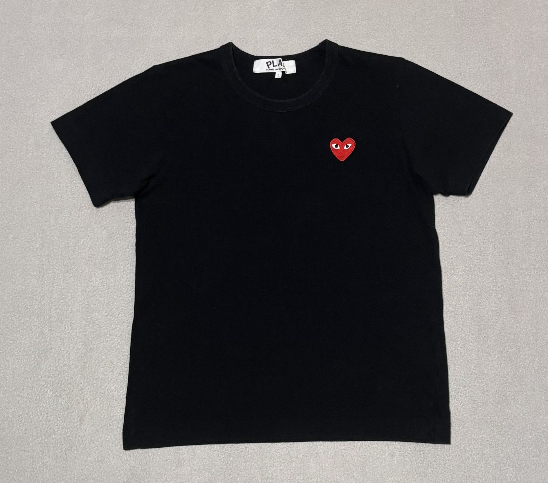 Comme des Garcons PLAY Play Comme des Garcons T-Shirt Black size. L Size L / US 10 / IT 46 - 3 Thumbnail