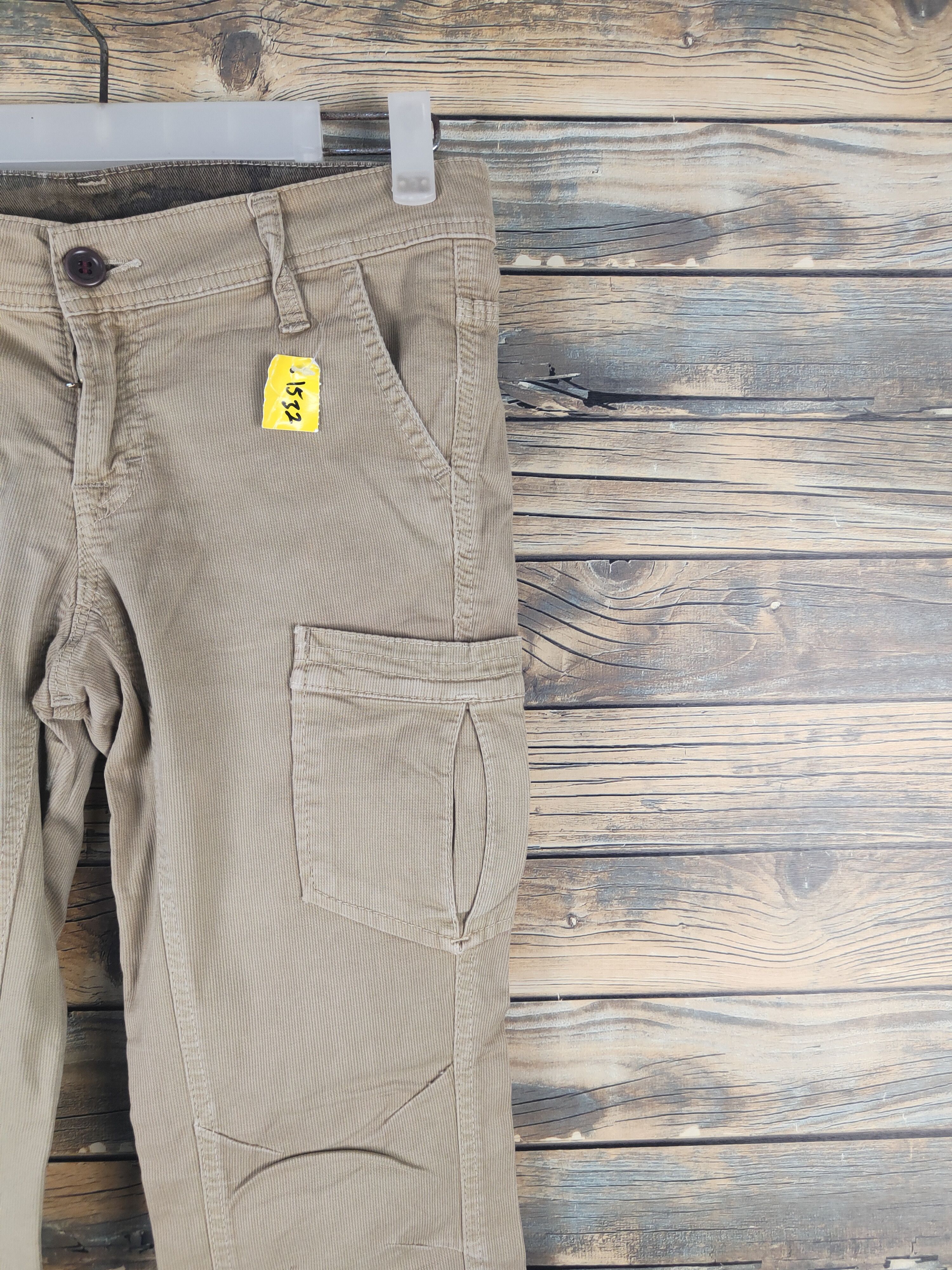 Japanese Brand DL Betty Smith Beige Multipocket Cargo Pants #1532 Size 29" - 5 Thumbnail