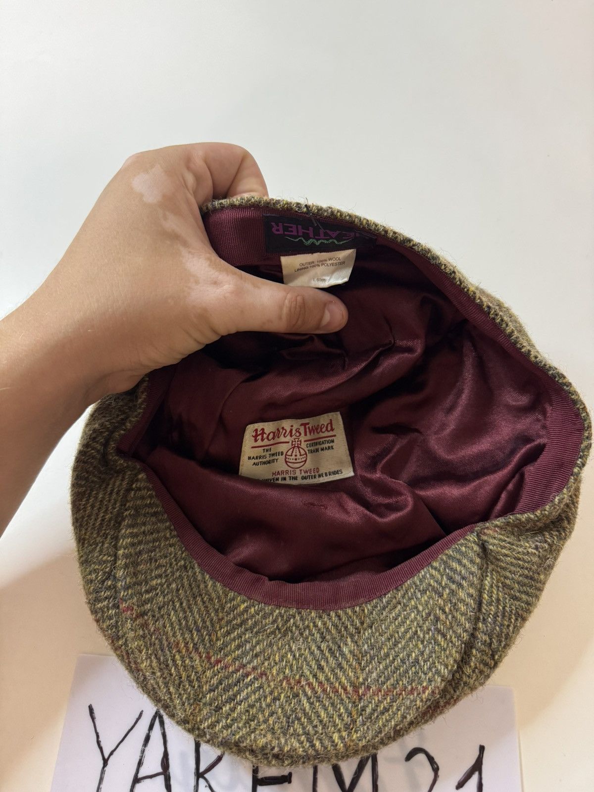Harris Tweed Harris Tweed cap hat Size ONE SIZE - 2 Thumbnail