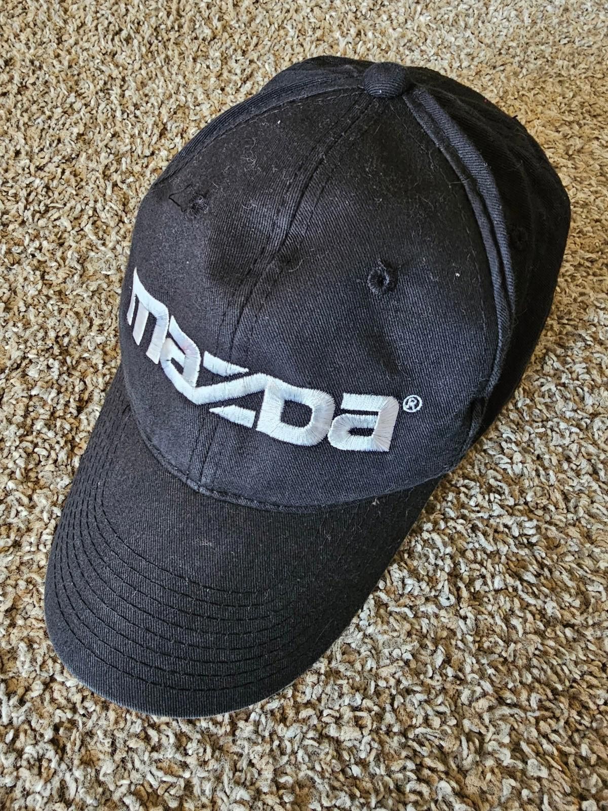 Mandarina Duck Mazda Adjustable Hook & Loop Baseball Hat Black Size ONE SIZE - 1 Thumbnail