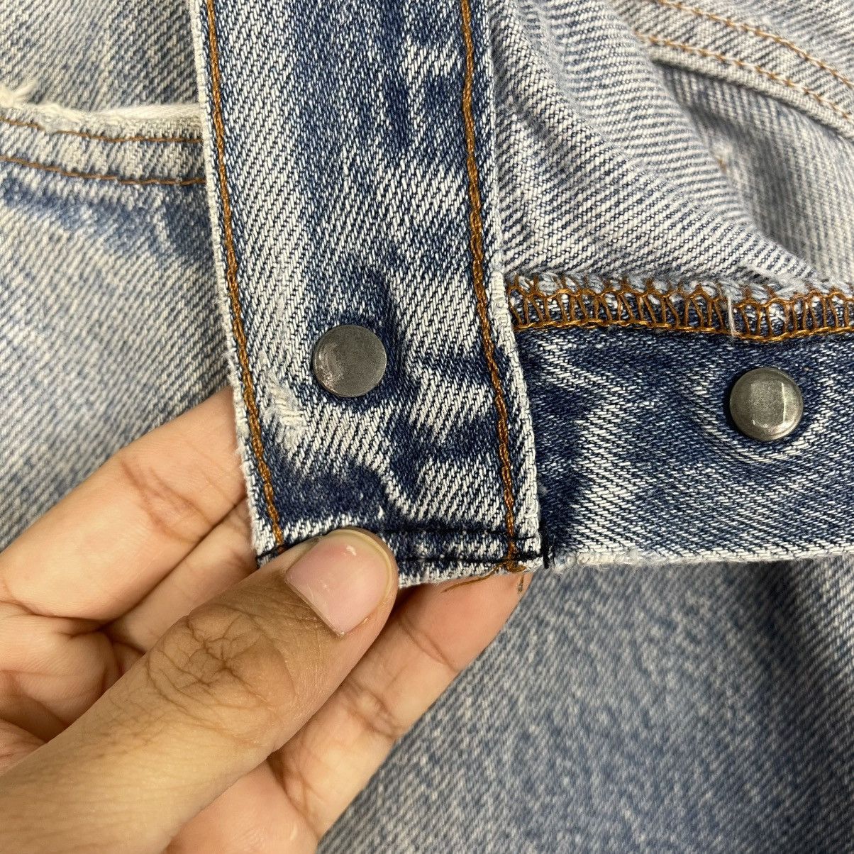 Japanese Brand Vintage 80s Levis 501 Big E Button Fly Distressed Jeans Size US 32 / EU 48 - 11 Thumbnail