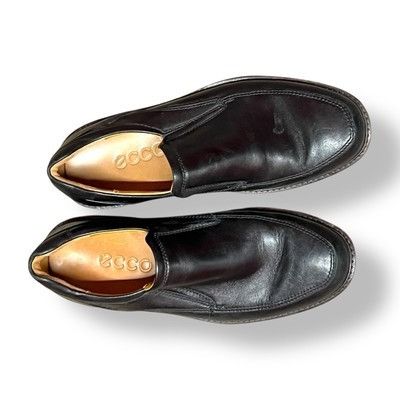 Ecco ECCO Seattle Slip On Loafers Black Leather EU 7 US 40 Size US 7 / EU 40 - 1 Thumbnail